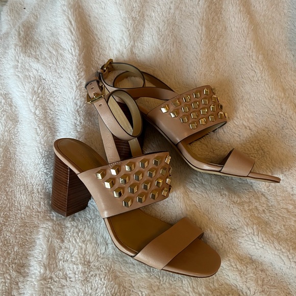 Michael Kors Studded Mauve Heels - Picture 1 of 3